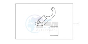 XL700VA9 UK - (E / ABS MKH) drawing METER PANEL