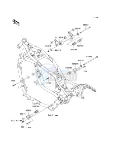 VN 1500 B [VULCAN 88 SE] (B1-B3) N6F drawing ENGINE MOUNT