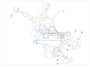 Beverly 500 Cruiser e3 2007-2012 drawing Crankshaft