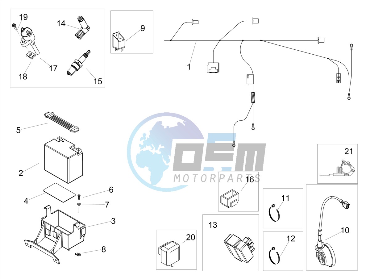 Central electrical system