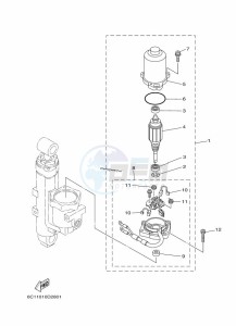 F50FETL drawing POWER-TILT-ASSEMBLY-2