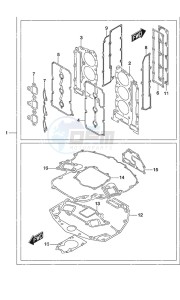 DF 250 drawing Gasket Set SS Model