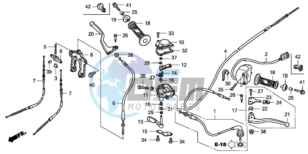 HANDLE LEVER/SWITCH/CABLE