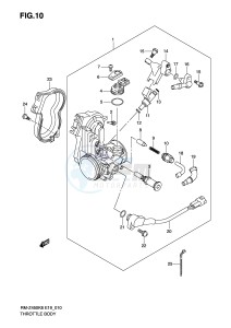 RM-Z450 (E19) drawing THROTTLE BODY (RM-Z450K8 K9 L0)