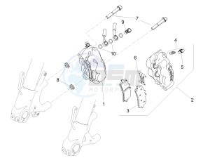 TUONO 1100 V4 RF E4 ABS (APAC) drawing Front brake caliper