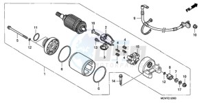 NT700VA Europe Direct - (ED) drawing STARTING MOTOR