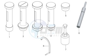 Special Tools L Derbi 50 6M -- drawing Special tools