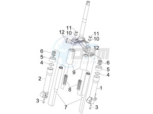 Liberty 50 4t drawing Fork components (Escorts)