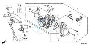 SH300B drawing THROTTLE BODY