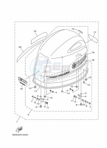 F130AETL drawing FAIRING-UPPER