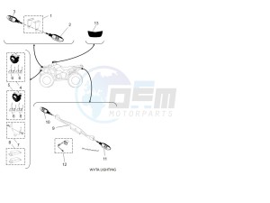 YFM450FWBD KODIAK 450 EPS (BHT2) drawing WVTA Lighting