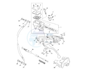 YN F NEO'S 4 50 drawing FRONT MASTER CYLINDER