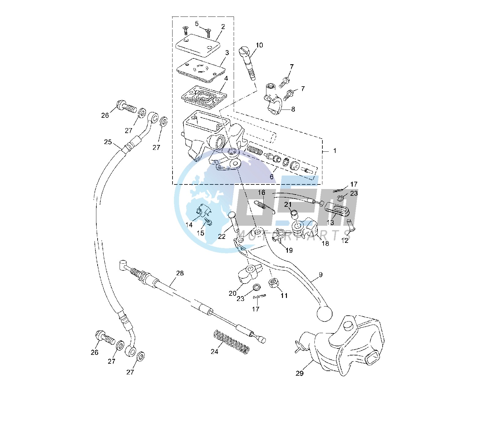 FRONT MASTER CYLINDER