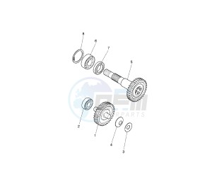 YQ AEROX 50 drawing GEAR GROUP