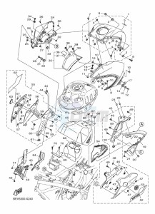 MT-03 MTN320-A (BEV5) drawing FUEL TANK 2