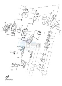 XJR1300C XJR 1300 (2PN4) drawing STEERING