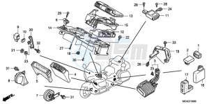 GL1800A France - (F / CMF) drawing CONTROL UNIT