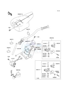 JS 750 B [750 SXI] (B1-B3 B3 CAN ONLY) [750 SXI] drawing HANDLEBAR