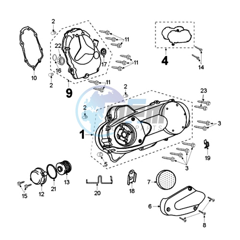 CRANKCASE COVER