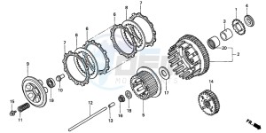 VT1100D2 drawing CLUTCH