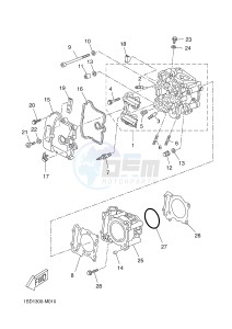 YPR400RA XMAX 400 ABS EVOLIS 400 ABS (1SD9) drawing CYLINDER