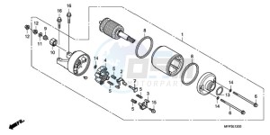 CB1300SA9 SI / ABS BCT MME TWO - (SI / ABS BCT MME TWO) drawing STARTING MOTOR