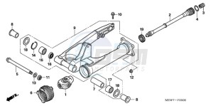 NT700VA UK - (E / MKH) drawing SWINGARM