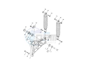 YP R X-MAX SPORT 250 drawing REAR SHOCK ABSORBER