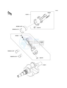 KSV 700 B [KFX 700] (B6F-B9F) B6F drawing CRANKSHAFT