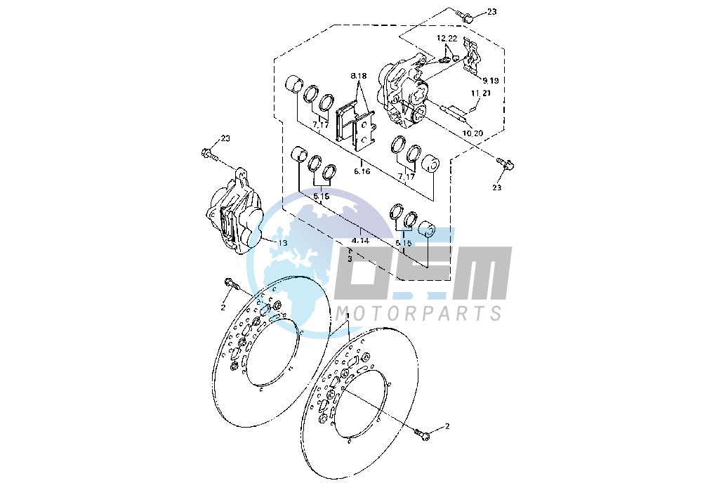 FRONT BRAKE CALIPER