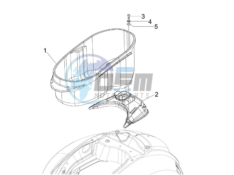 Helmet housing - Undersaddle