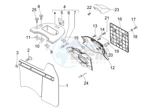 LX 150 4T USA drawing Rear cover - Splash guard