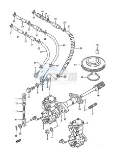 DT 75 drawing Oil Pump (1988 to 1994)