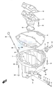 DF 300AP drawing Oil Pan