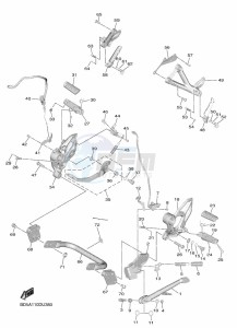 NIKEN MXT850 (BD5B) drawing STAND & FOOTREST