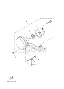 YXE700ES YXE70WPSG WOLVERINE R (BN54) drawing HEADLIGHT