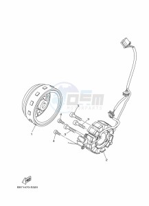 FZN250 (B8H4) drawing GENERATOR