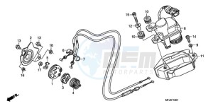 CBR600RAA BR / ABS - (BR / ABS) drawing SERVO MOTOR