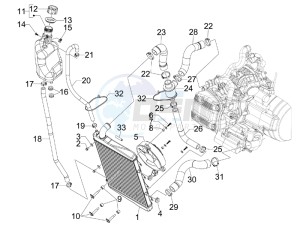 GP 800 drawing Cooling system