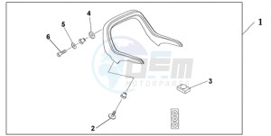 GL18009 France - (F / AB CMF NAV) drawing SPOILER ACCENT TR