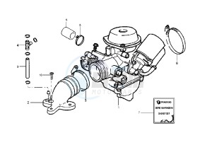 X9 EVOLUTION 125 drawing Caburetor Assy