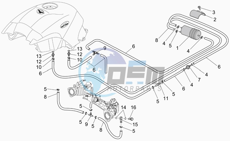 Fuel vapour recover system