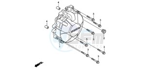 CBF600NA drawing GENERATOR COVER (CBF600S8/SA8/N8/NA8)