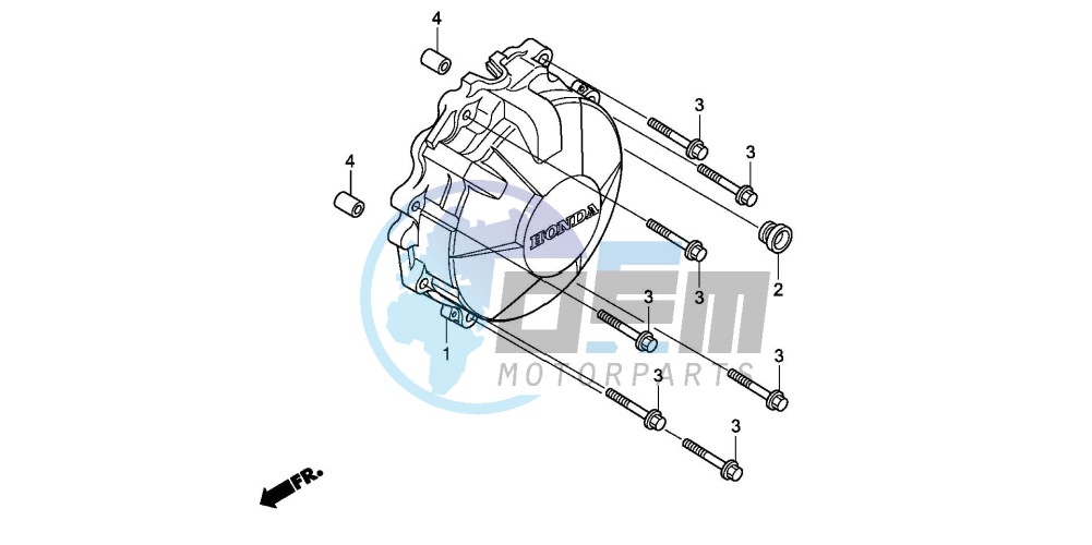 GENERATOR COVER (CBF600S8/SA8/N8/NA8)