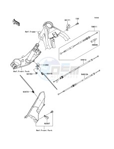 D-TRACKER_125 KLX125DBF GB XX (EU ME A(FRICA) drawing Cables