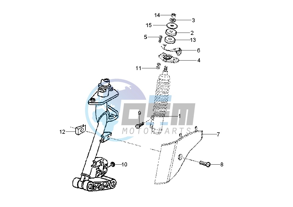 Front shock absorber