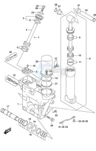 DF 250 drawing Trim Cylinder