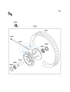 KX125 KX125-M3 EU drawing Optional Parts