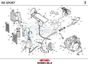 RR-50-SPORT-ORANGE drawing HOSE CONNEXIONS TANKS