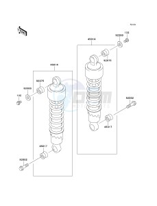 EN 500 C [VULCAN 500 LTD] (C6F-C9F) C8F drawing SUSPENSION_SHOCK ABSORBER